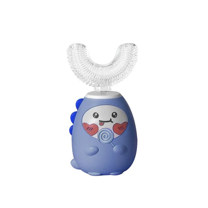 Electric Toothbrush for Children U-Shaped Children'S Electric Toothbrush USB Rechargeable Cartoon Child Kids Electric Toothbrush